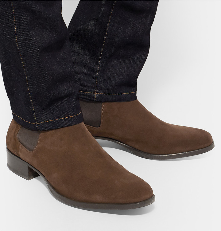 Tom Ford Suede Chelsea Boots, $1,590 | MR PORTER | Lookastic