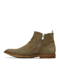 Officine Creative Taupe Standard 19 Chelsea Boots