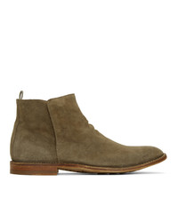 Officine Creative Taupe Standard 19 Chelsea Boots
