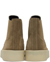 Fear Of God Taupe Suede Chelsea Boots