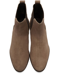 H By Hudson Taupe Watts Chelsea Boots