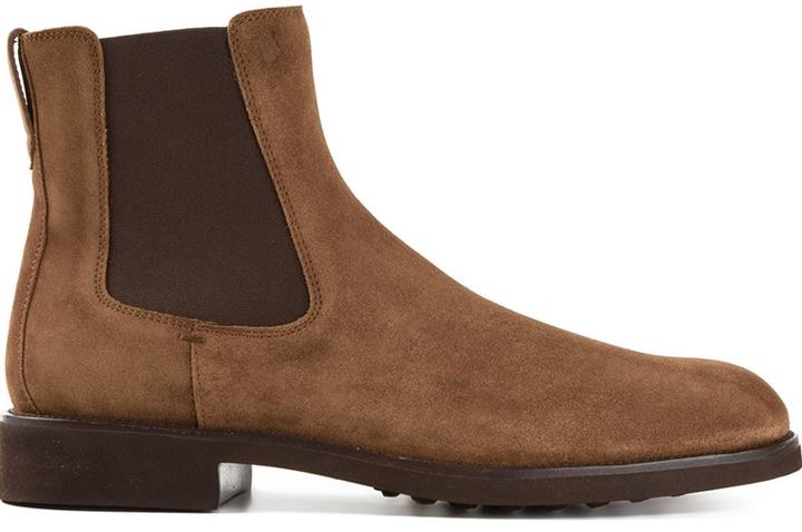 tod's suede chelsea boots