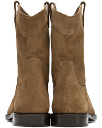 Lemaire Brown Western Boots