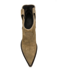 Maison Margiela Mid Calf Western Ankle Boots