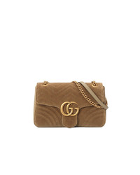 Gucci Gg Marmont Velvet Medium Shoulder Bag