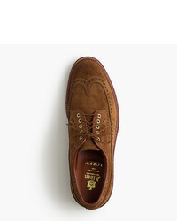 J.Crew Alden For Longwing Bluchers In Suede