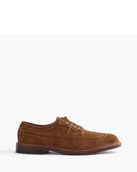 J.Crew Alden For Longwing Bluchers In Suede