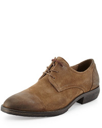 Andrew Marc New York Andrew Marc Suede Cap Toe Derby Shoe Sand Stone