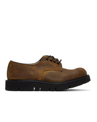 Comme des Garcons Homme Brown Trickers Edition Waxy Commander Tramping Derbys