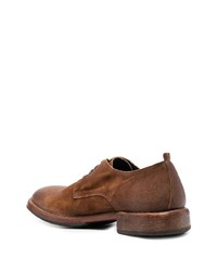 Moma Burnished Lace Up Derby Shoes