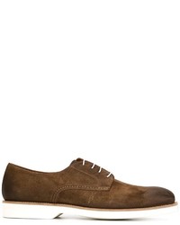Doucal's Distressed Derby Shoes