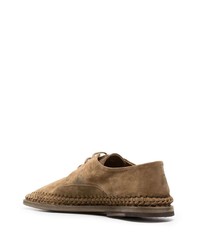 Officine Creative Miles Stitched Edge Derby Shoes