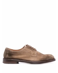 Doucal's Suede Leather Derby Shoes