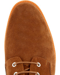Topman Anthony Miles Tan Suede Derby Shoes
