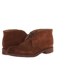 Frye Jim Chukka Lace Up Boots Brown Suede