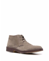 Corneliani Lace Up Suede Boots