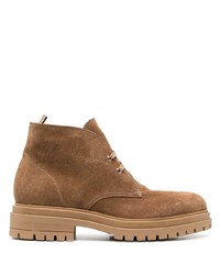 Gianvito Rossi Lace Up Suede Desert Boots