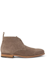 Grenson Marcus Washed Suede Chukka Boots