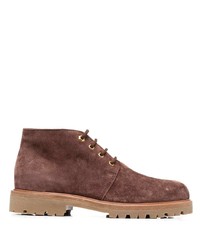 Brunello Cucinelli Mid Ankle Lace Up Boots
