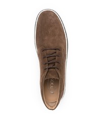 Tod's Mid High Lace Up Sneakers