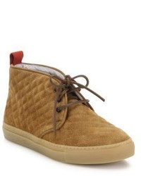 Del Toro Quilted Suede Chukka Sneakers