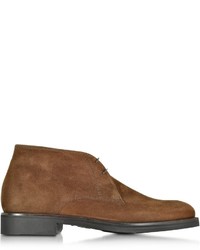 Moreschi Seattle Brown Suede Ankle Boot Wrubber Sole