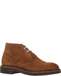 Doucal's Suede Chukka Boots Brown