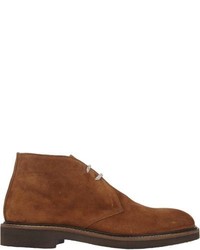 Doucal's Suede Chukka Boots Brown
