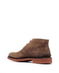 Tod's Suede Lace Up Boots
