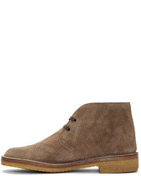 Gucci Tan Angry Cat Moreau Desert Boots