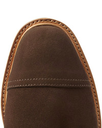 Mark McNairy Suede Double Monk Strap Shoes
