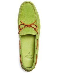 Brooks Brothers Suede Tie Driving Mocs