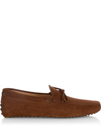Tod's Laccetto Suede Driving Shoes