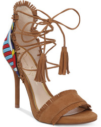 Jessica Simpson Basanti Lace Up Ankle Tie Platform Sandals