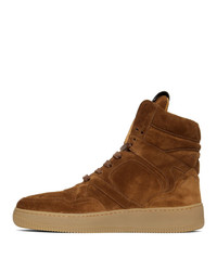 Human Recreational Services Brown Suede Mongoose Sneakers