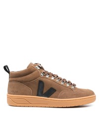 Veja Logo Patch Leather Sneakers