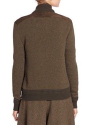 Ralph Lauren Collection Suede Front Wool Cashmere Jacket