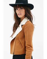 Forever 21 Faux Suede Moto Jacket