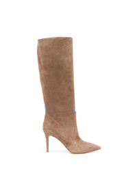 Gianvito Rossi Camel Suede Boots