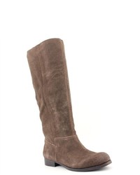 Nine West Cookin Brown Suede Fashion Knee High Boots Newdisplay