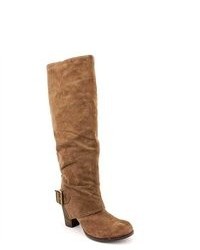 Nine West Izusa Brown Suede Fashion Knee High Boots Uk 35