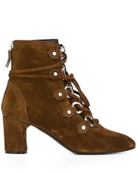 Casadei Lace Up Ankle Boots
