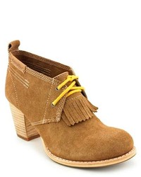 Caterpillar Elin Brown Suede Fashion Ankle Boots