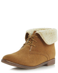 Dorothy Perkins Head Over Heels Paddley Shearling Ankle Boot