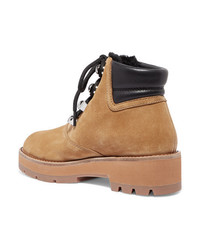 3.1 Phillip Lim Dylan Shearling Lined Suede And Leather Ankle Boots