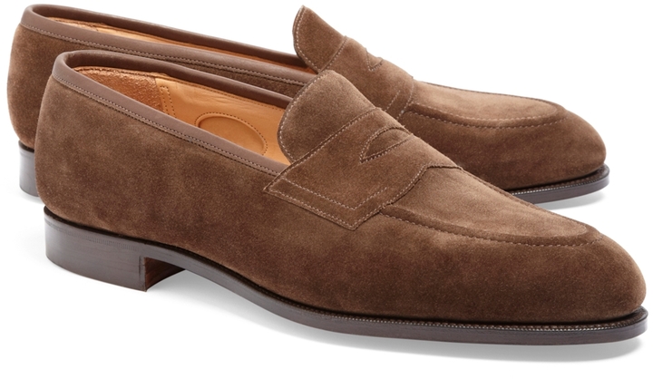 edward green suede loafers