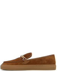 Human Recreational Services Brown Hair Loafers