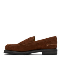 Our Legacy Brown Suede Loafers