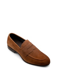 G Brown Cannon Loafer In Cognac Suede At Nordstrom