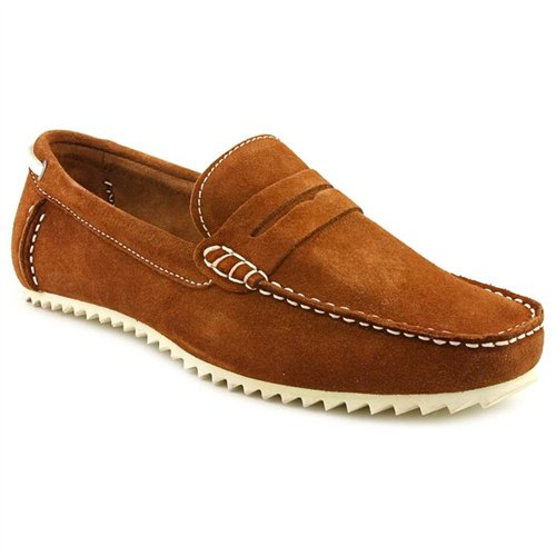 GBX 13411 Brown Moc Suede Loafers Shoes, $37 | buy.com | Lookastic.com